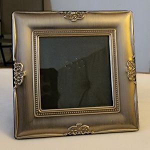 Brushed Silver Small Picture Frame